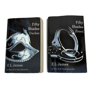 E.L. James Fiction Books/Novels Fifty Shades Series Book 2 & 3 Bundle of 2